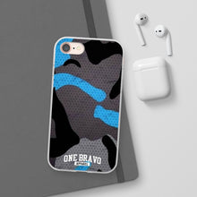 Load image into Gallery viewer, One Bravo Blue Camo Flexi Phone Case