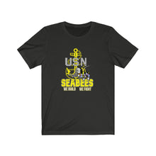 Load image into Gallery viewer, USN Seabee Unisex Tee