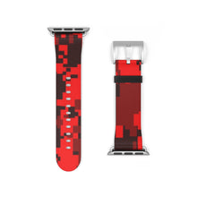 Load image into Gallery viewer, Red Digital Camo Apple Watch Band