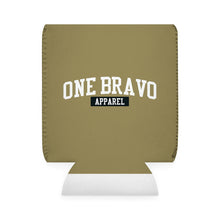 Load image into Gallery viewer, Olive Drab Can Cooler Sleeve/ White One Bravo Logo