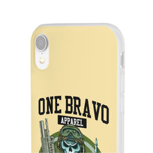 Load image into Gallery viewer, One Bravo Skeleton Middle Finger Flexi Phone Case