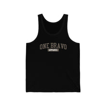 Load image into Gallery viewer, Gray One Bravo Logo Unisex Tank