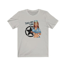 Load image into Gallery viewer, Take-Off Time Nose Art Unisex Tee