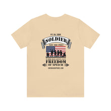Load image into Gallery viewer, Soldier, Not The Poet Unisex Tee
