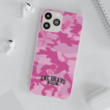 Load image into Gallery viewer, One Bravo Pink Camo Flexi Phone Case