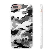 Load image into Gallery viewer, One Bravo Snow Camo Flexi Phone Case