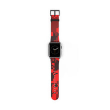 Load image into Gallery viewer, Red Digital Camo Apple Watch Band