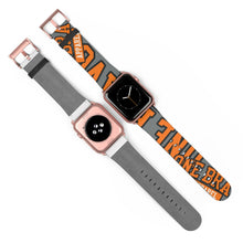 Load image into Gallery viewer, Orange One Bravo Logo Apple Watch Band