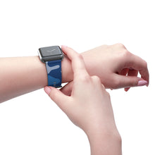 Load image into Gallery viewer, Blue Camo Apple Watch Band