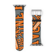Load image into Gallery viewer, Orange One Bravo Logo Apple Watch Band