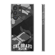 Load image into Gallery viewer, One Bravo Black Camo Flexi Phone Case