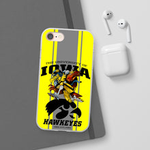 Load image into Gallery viewer, Iowa University Football Flexi Phone Case