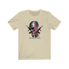 Load image into Gallery viewer, Skull and Flag Unisex Tee