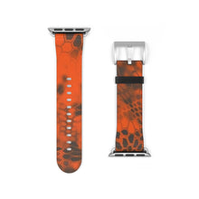 Load image into Gallery viewer, Orange Kryptek Camo Apple Watch Band