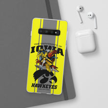 Load image into Gallery viewer, Iowa University Football Flexi Phone Case