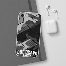 Load image into Gallery viewer, One Bravo Black Camo Flexi Phone Case