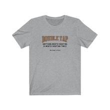 Load image into Gallery viewer, Double Tap Unisex Tee