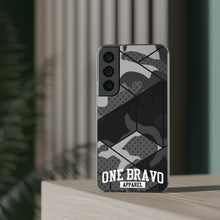 Load image into Gallery viewer, One Bravo Black Camo Flexi Phone Case