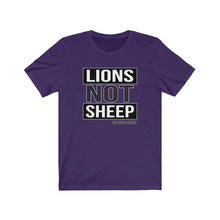 Load image into Gallery viewer, Lions Not Sheep Unisex Tee