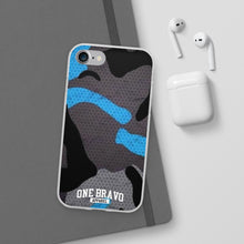 Load image into Gallery viewer, One Bravo Blue Camo Flexi Phone Case