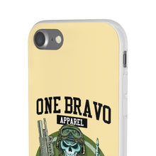 Load image into Gallery viewer, One Bravo Skeleton Middle Finger Flexi Phone Case