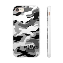 Load image into Gallery viewer, One Bravo Snow Camo Flexi Phone Case
