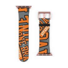 Load image into Gallery viewer, Orange One Bravo Logo Apple Watch Band