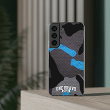 Load image into Gallery viewer, One Bravo Blue Camo Flexi Phone Case
