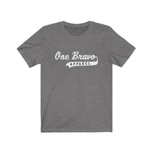 Load image into Gallery viewer, One Bravo Tail Logo(Lt.) Unisex Tee