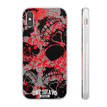 Load image into Gallery viewer, One Bravo Skull Flexi Phone Case