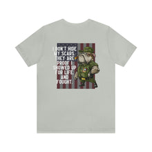 Load image into Gallery viewer, I Don't Hide My Scars Unisex Tee