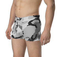 Load image into Gallery viewer, Snow Camo Boxer Briefs
