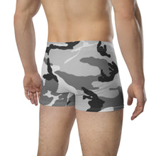 Load image into Gallery viewer, Snow Camo Boxer Briefs