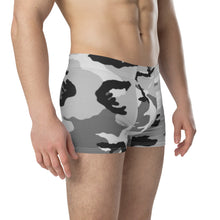Load image into Gallery viewer, Snow Camo Boxer Briefs