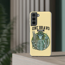 Load image into Gallery viewer, One Bravo Skeleton Middle Finger Flexi Phone Case