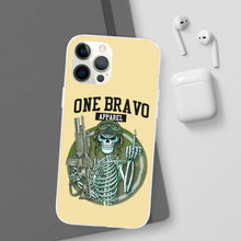 Load image into Gallery viewer, One Bravo Skeleton Middle Finger Flexi Phone Case