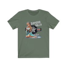 Load image into Gallery viewer, Diamond Dolly Nose Art Unisex Tee
