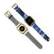Load image into Gallery viewer, Blue Camo Apple Watch Band