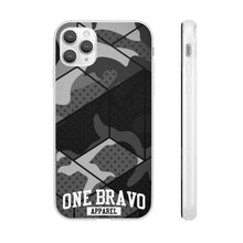 Load image into Gallery viewer, One Bravo Black Camo Flexi Phone Case