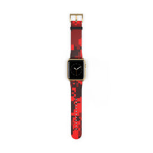 Load image into Gallery viewer, Red Digital Camo Apple Watch Band