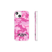 Load image into Gallery viewer, One Bravo Pink Camo Flexi Phone Case