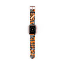Load image into Gallery viewer, Orange One Bravo Logo Apple Watch Band