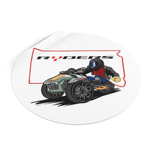 Load image into Gallery viewer, Spyder Ryders Round Vinyl Sticker