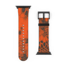 Load image into Gallery viewer, Orange Kryptek Camo Apple Watch Band