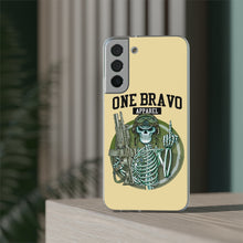 Load image into Gallery viewer, One Bravo Skeleton Middle Finger Flexi Phone Case