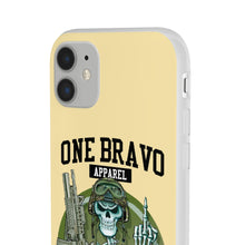 Load image into Gallery viewer, One Bravo Skeleton Middle Finger Flexi Phone Case