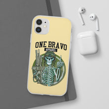 Load image into Gallery viewer, One Bravo Skeleton Middle Finger Flexi Phone Case