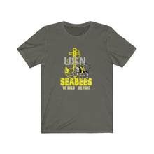 Load image into Gallery viewer, USN Seabee Unisex Tee
