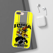 Load image into Gallery viewer, Iowa University Football Flexi Phone Case