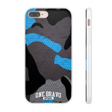 Load image into Gallery viewer, One Bravo Blue Camo Flexi Phone Case